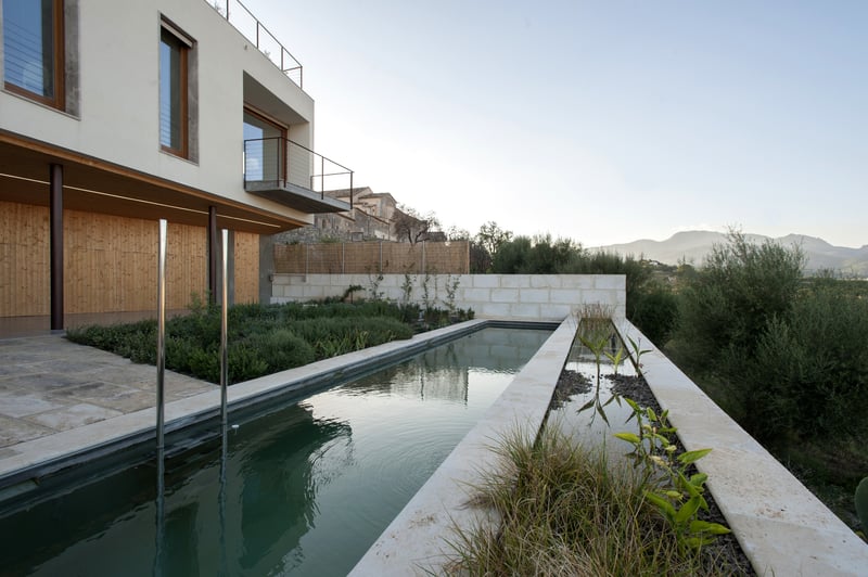 piscina natural construcción biopasiva